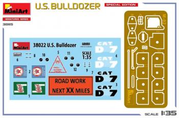 MiniArt 38115 US Bulldozer + Figures