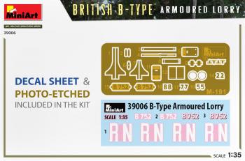 MiniArt 39006 British B-Type Lorry