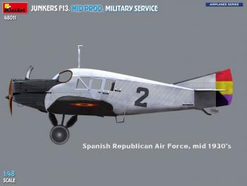 MiniArt 48011 Junkers F13 Mid Prod Military