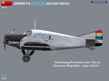 MiniArt 48011 Junkers F13 Mid Prod Military