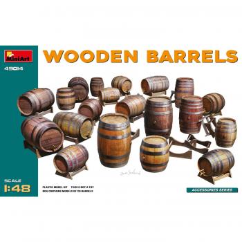 Busch 49014 Wooden Barrels