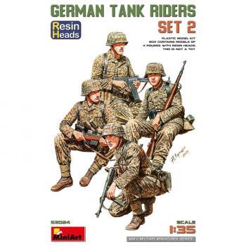 MiniArt 53024 German Tank Riders 2 - Resin Heads