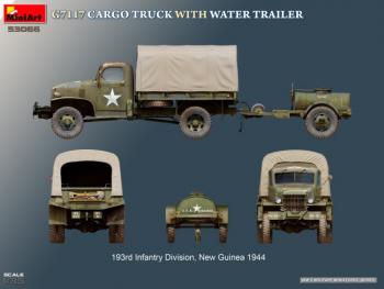 MiniArt 53066 G7117 Truck with Trailer