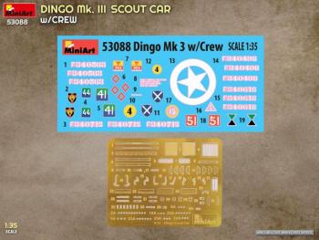 MiniArt 53088 Dingo Mk. III Scout Car with Crew