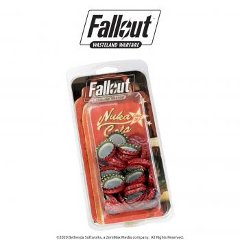Modiphius MUH051904 Fallout Nuka-Cola Caps Set