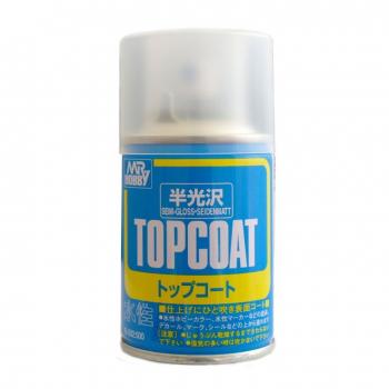 Mr. Hobby B-502 Mr Topcoat Semi Gloss Clear Spray