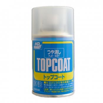 Mr. Hobby B-503 Mr Topcoat Flat Clear Spray