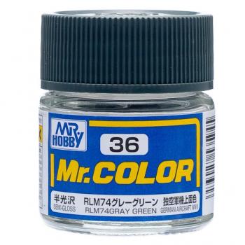 Mr. Hobby C-036 Mr. Color - RLM74 Gray Green