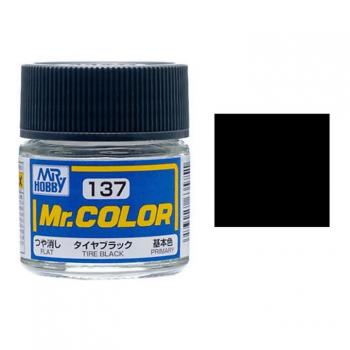 Mr. Hobby C-137 Mr. Color - Flat Tyre Black