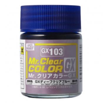 Mr. Hobby GX-103 Mr. Clear Color - GX Clear Blue