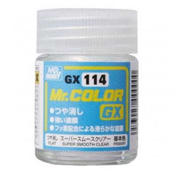 Mr. Hobby GX-114 Mr. Clear Color - GX Smooth Clear Flat