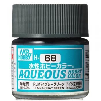 Mr. Hobby H-068 Aqueous - RLM74 Gray Green