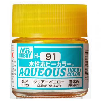 Mr. Hobby H-091 Aqueous - Clear Yellow