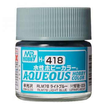 Mr. Hobby H-418 Aqueous - RLM78 Light Blue