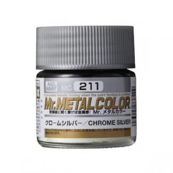 Mr. Hobby MC-211 Mr. Metal Color - Chrome Silver