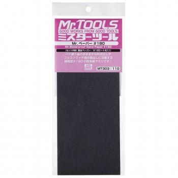 Mr. Hobby MT-303 Sand Paper Set - #180