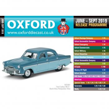 Oxford Diecast 2019-3 Oxford June - September 2019