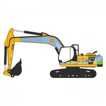 Oxford Diecast 76JS003 JCB JS220 Excavator