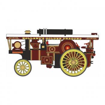 Oxford Diecast 76BUR007 Burrell Scenic Showmans Loco