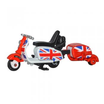 Oxford Diecast 76SC002 Scooter and Trailer