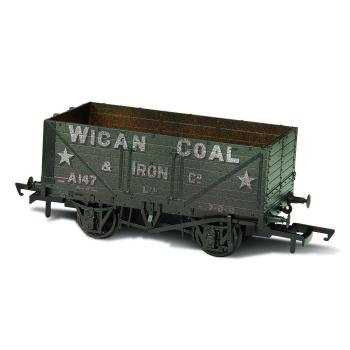 Oxford Diecast OR76MW7017W 7 Plank Mineral Wagon
