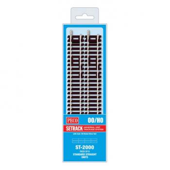 Peco ST-2000 Standard Straight x 8