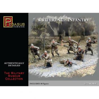 Pegasus Hobbies 7306 French WWII Infantry x 40