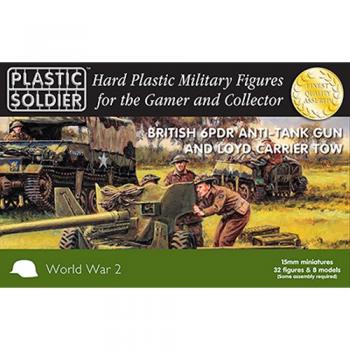 Plastic Soldier Company WW2G15003 6 PDR Anti Tank Gun