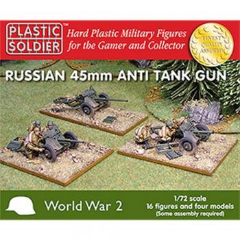 Plastic Soldier WW2G20001 Russian 45mm Anti Tank Gun