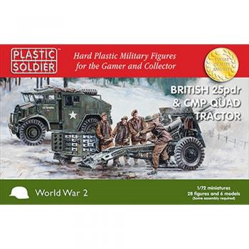 Plastic Soldier Company WW2G20007 25pdr and CMP Tractor