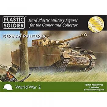Plastic Soldier Company WW2V15002 Panzer IV Tank x 5