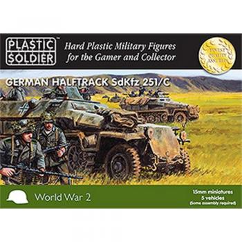 Plastic Soldier WW2V15003 Sd.Kfz. 251 Ausf C Halftrack x 5