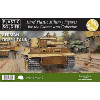 Plastic Soldier Company WW2V15017 German Tiger I Tank x 4