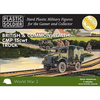 Plastic Soldier Company WW2V15030 British CMP 15cwt Truck x 5