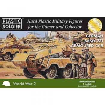 Plastic Soldier Company WW2V15031 Sd.Kfz. 231 Armoured Car x 5