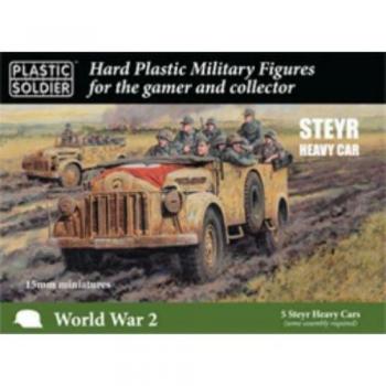 Plastic Soldier Company WW2V15037 German Steyr Car x 5