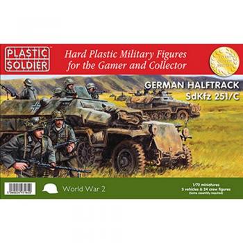 Plastic Soldier WW2V20003 Sd.Kfz. 251/C Halftrack x 3