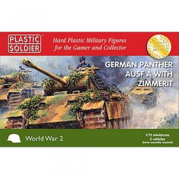 Plastic Soldier Company WW2V20011 Panther Ausf A with Zimmerit x 2