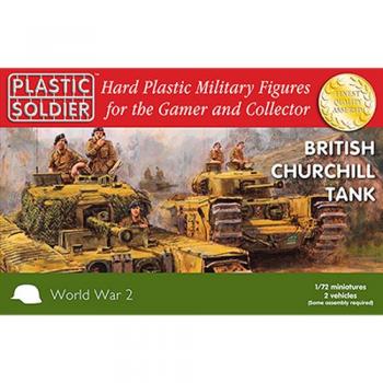 Plastic Soldier Company WW2V20017 British Churchill Tank x 2