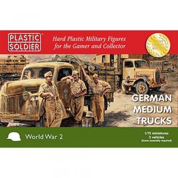 Plastic Soldier WW2V20020 German Medium Trucks x 3