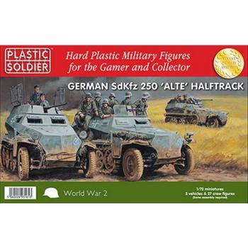 Plastic Soldier Company WW2V20022 SdKfz 250 Alte Halftrack x 3