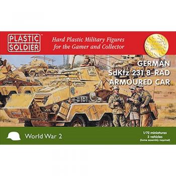 Plastic Soldier Company WW2V20025 Sd.Kfz. 231 Armoured Car x 3