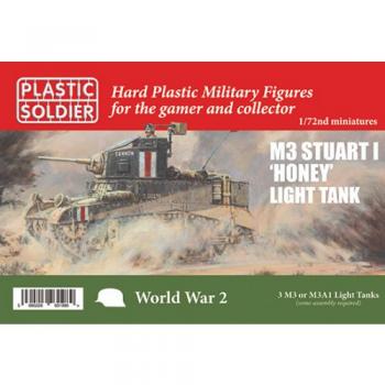 Plastic Soldier WW2V20026 Stuart I Honey and M3 Tank