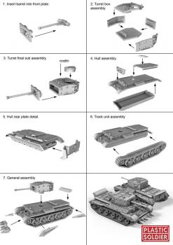 Plastic Soldier WW2V20027 British Cromwell Tank x 3