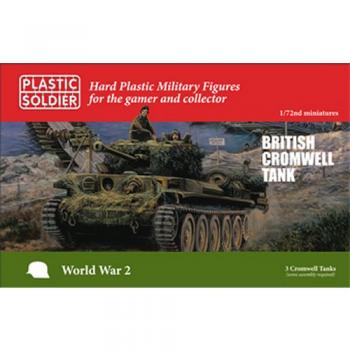 Plastic Soldier WW2V20027 British Cromwell Tank x 3