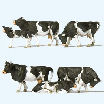 Preiser 10145 Cows, Black Markings