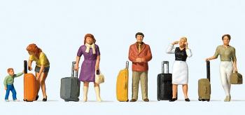 Preiser 10641 Travellers with Suitcases
