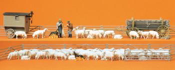 Preiser 13003 Shepherd with Flock