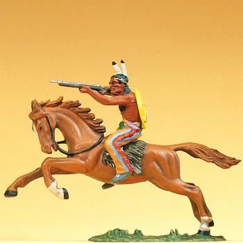 Preiser 54651 Indian riding with Gun