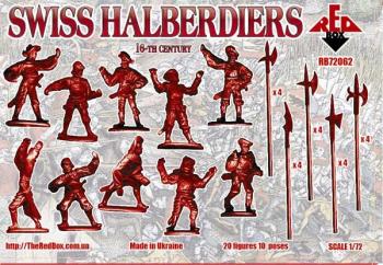 Red Box RB72062 Swiss Halberdiers